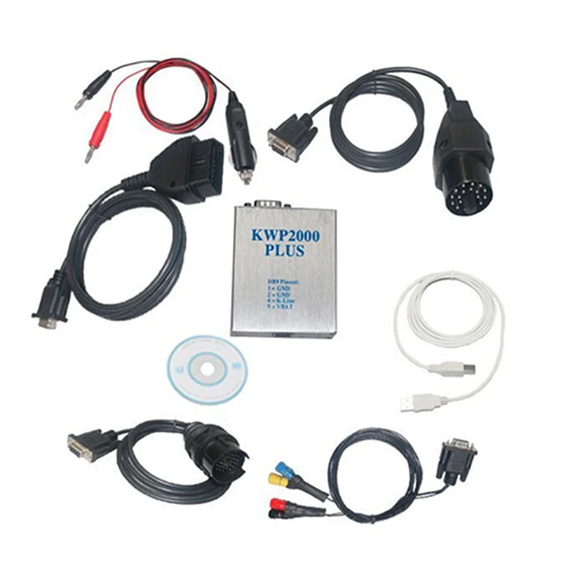 Kwp2000 + Ecu Plus Flasher Чип тюнинг Obd2 автомобиль Ecu программирование автомобиля Сканнер для диагностики инструмент