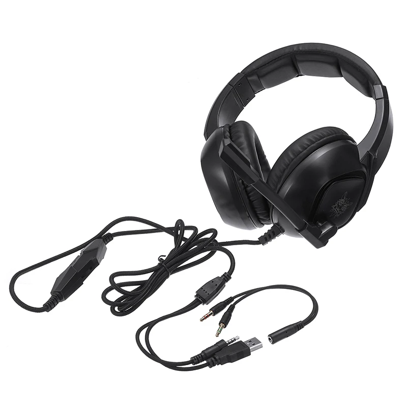 7 1 Surround Sound Gaming Headset Headphones Professional Gamer Earphone with Microphone RGB Light for PC Computer for Xbox One