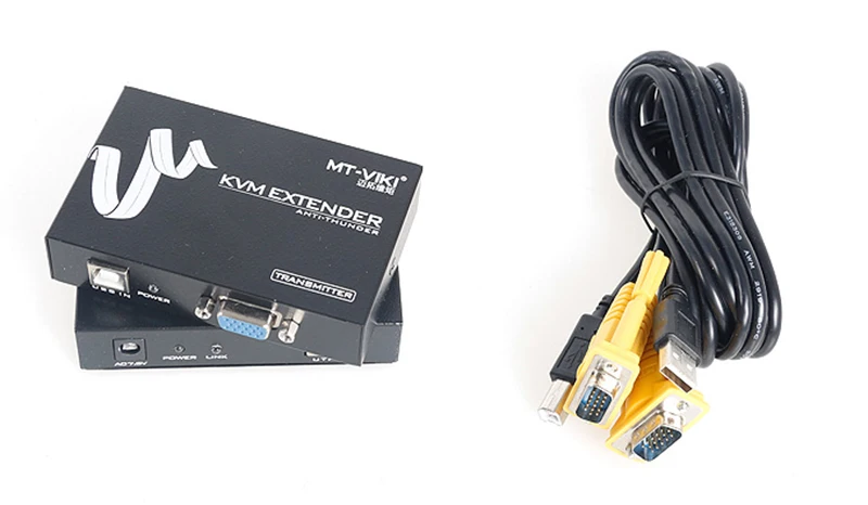 100 м VGA KVM удлинитель над cat5e USB клавиатура мышь 1920*1200 для локального и дальнего монитора