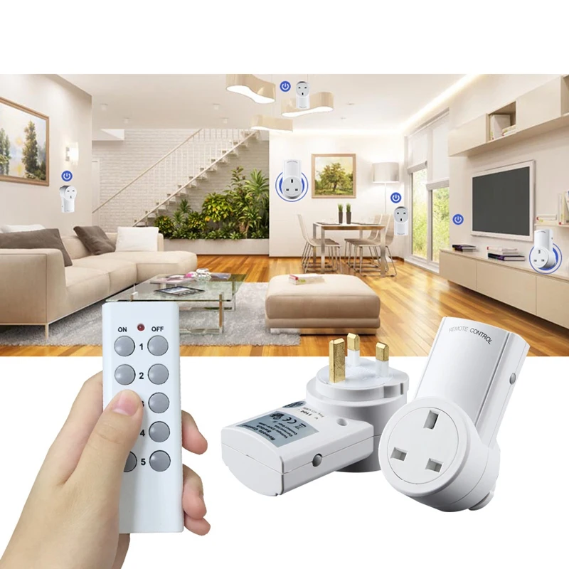 

Universal for Wireless Outlet Remote Control Socket Light Switches House Power Outlet Light Switch Socket for Broadlink 2 TX To