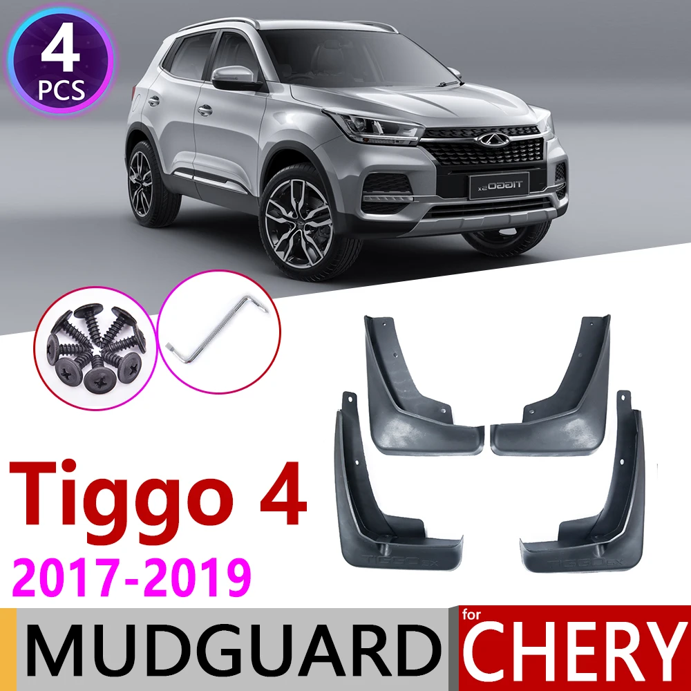 4 шт. для Chery Tiggo 4 Tiggo4 5X2017 переднее заднее крыло автомобиля Брызговики аксессуары