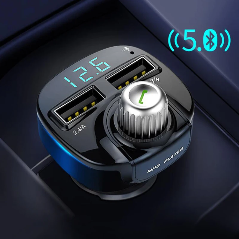 Bluetooth FM передатчик для автомобиля Fm модулятор Handsfree держатель телефона