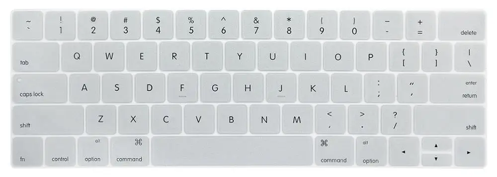 Американская версия для Apple MacBook Pro 1" A1706 A1989 крышка клавиатуры защитная кожа - Цвет: Backlit-Silvery