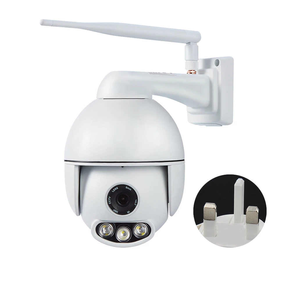 

50M Waterproof Night Vision ABS Motion Detection IP Camera Home HD Rotatable Remote Control Wireless WiFi Led 1080P 4X Zoom