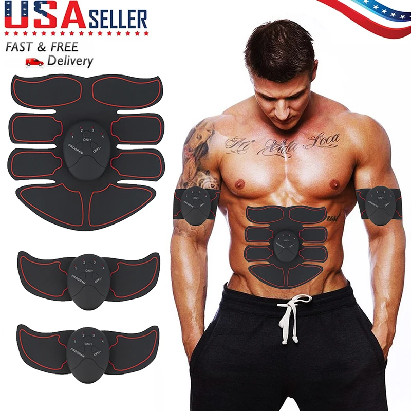 US $7.99 |Smart Muscle Stimulator EMS Abdominal Electric Trainer Body Building Fitness for Abdomen/Arm/Hip Training ABS Exercise Set|Integrated Fitness Equipments| | - AliExpress