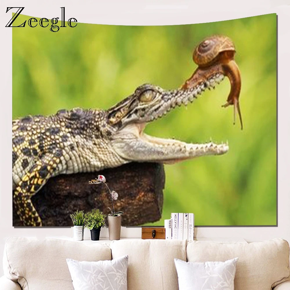 Zeegle Wall Hanging Tapestry 3D Printed Creative Home Living Room Office Art Decoration Blanket Beach Towel Picnic Blanket