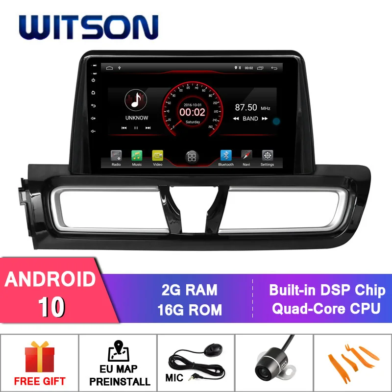Автомобильный DVD-плеер WITSON Android 10 0 4 + 64 ГБ 2 дюйма GPS для KIA FORTE 2018 автомобильный