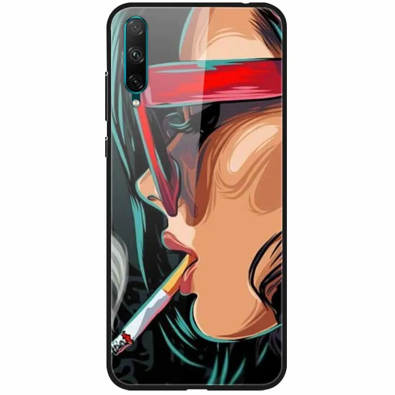 cute samsung cases For Samsung A70 A50 Case Glass Protective Phone Cover For Samsung Galaxy A50S A30S A7 2018 Cases Tempered Hard Funda A 50 Para samsung silicone Cases For Samsung