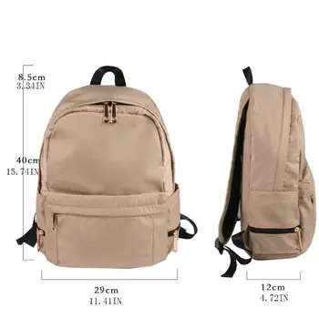 

Casual Rucksack Nylon Backpack School Bag College Daypack for Teenager Girls