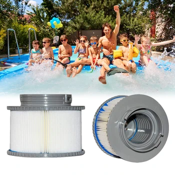 

Practical Outdoor Hot Tub Replacement Filter Durable Multi-functional Inflatable Spa Swimming Pool Filter Element