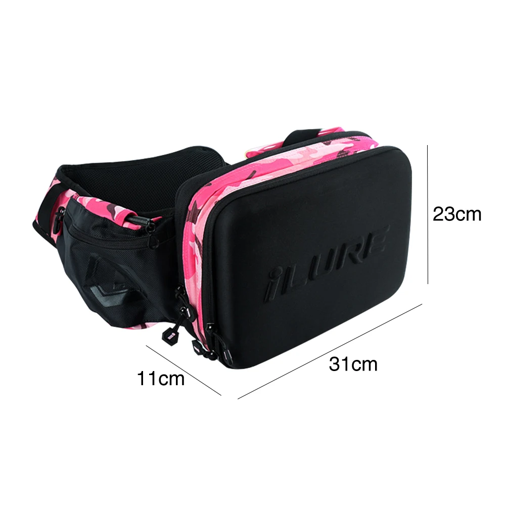 Storage Fishing Bag Washable Adjustable Outdoor Large Capacity Waterproof Durable Portable Protection Wear Resistant Zipper