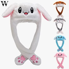 Womail Шапка-бини, новая милая плюшевая шапка с кроликом, забавная игрушка с ушками, игрушка в подарок для детей, девочек, девушек, животных, шапка P925