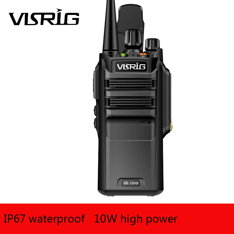 Портативная рация VISRIG10W высокомощная водонепроницаемая VR10HX внутренняя связь на