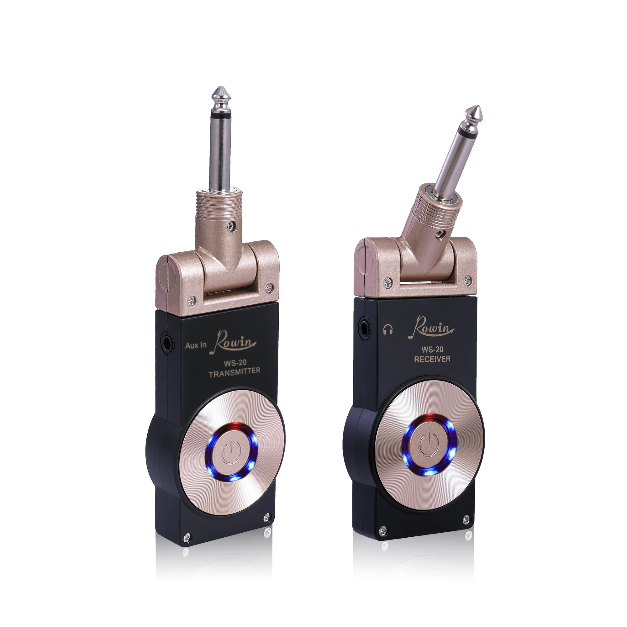 Rowin WS-20 2.4G Wireless Guitar System Transmitter Receiver Set 30 ...