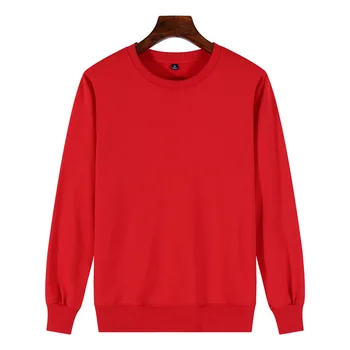 

Red O-neck Men Sweatshirts Autumn Winter New Jumper Pullovers Casual Loose Large Size 3XL Top-clothing Long Sleeve Top Blouse
