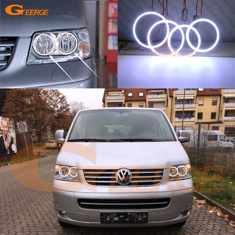 Для Volkswagen VW Multivan T5 2003 2004 2005 2006 2007 2008 2009 отличный ультра яркий COB комплект