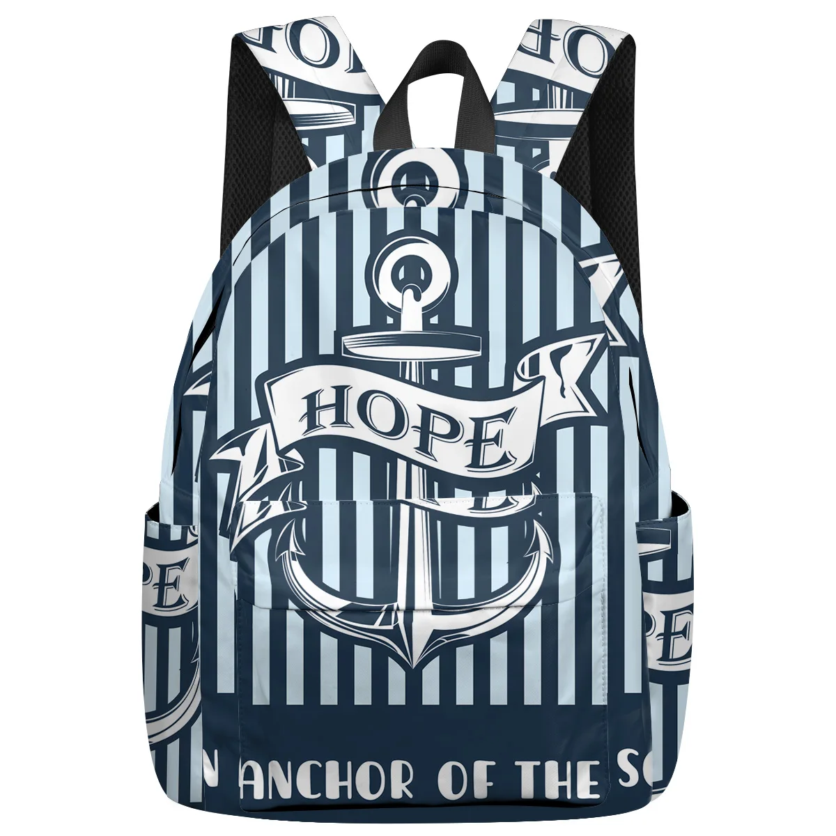 

Nautical Style Hope Is The Anchor Of The Soul Laptop With Usb Charging Port Scratch Resistant Notebook Backpack April Fool's Day