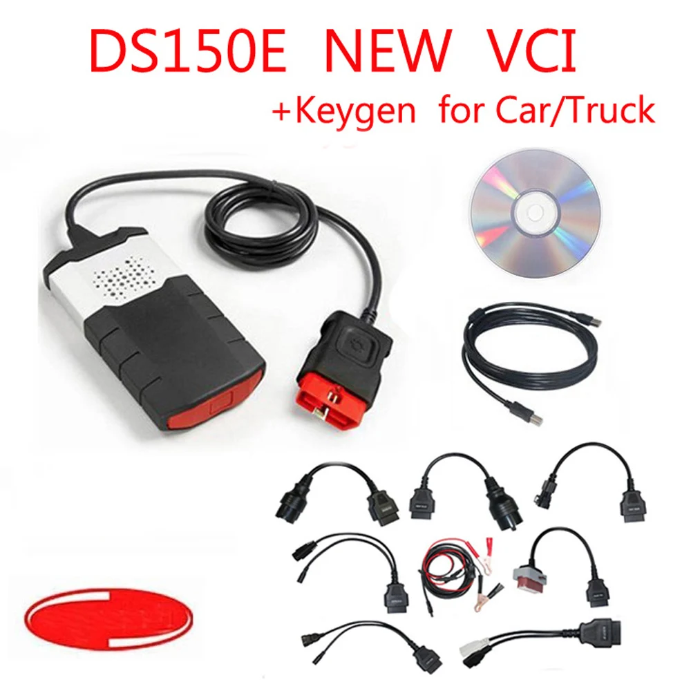 

obd2 scanner for delphis ds150e 2016 R1 keygen bluetooth obd2 diagnostic tool +8 pcs car cables for tcs cdp pro