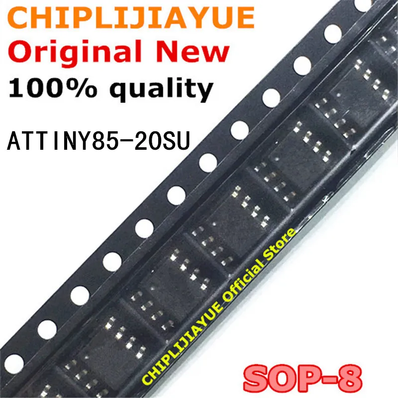 Новые и оригинальные чипсеты IC 2-5 шт. ATTINY85-20SU SOP8 ATTINY85 20SU ATTINY85-20 SOP-8 SMD