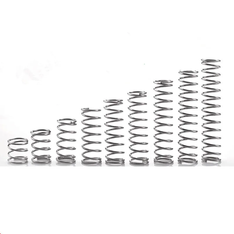 10pcs spring 1mm wire DIA compress springs pressure elastic wave coil 5mm OD 