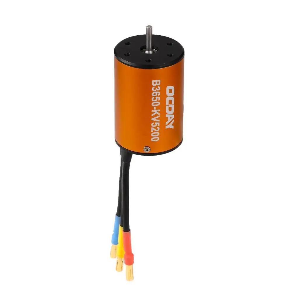 Водонепроницаемый 9T 4370KV 10T 3930KV 3650 3900KV 4300KV 5200KV бесщеточный двигатель 60A ESC