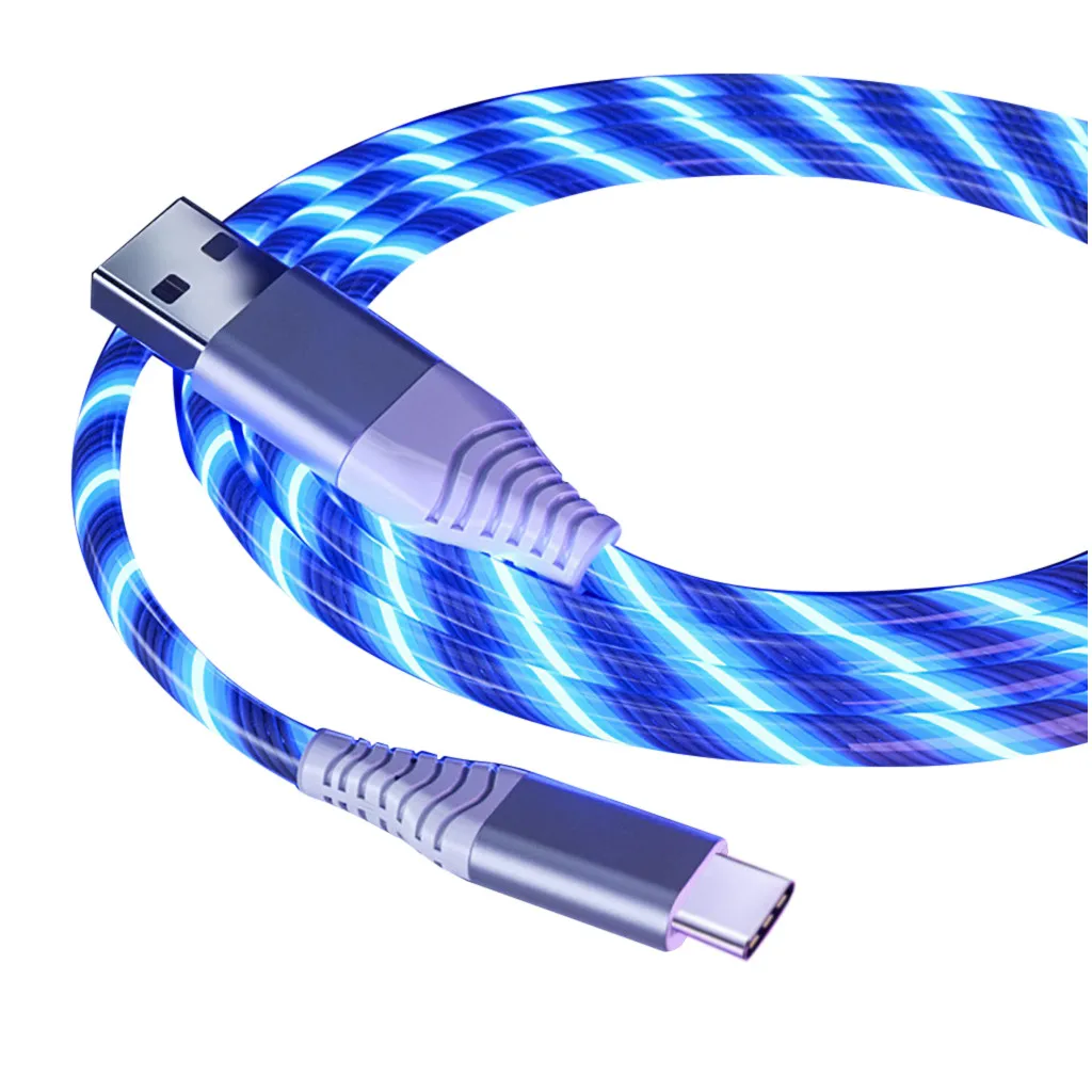 1 шт. цветной кабель Micro USB Type C для быстрой зарядки и передачи данных м/2 м магнитный