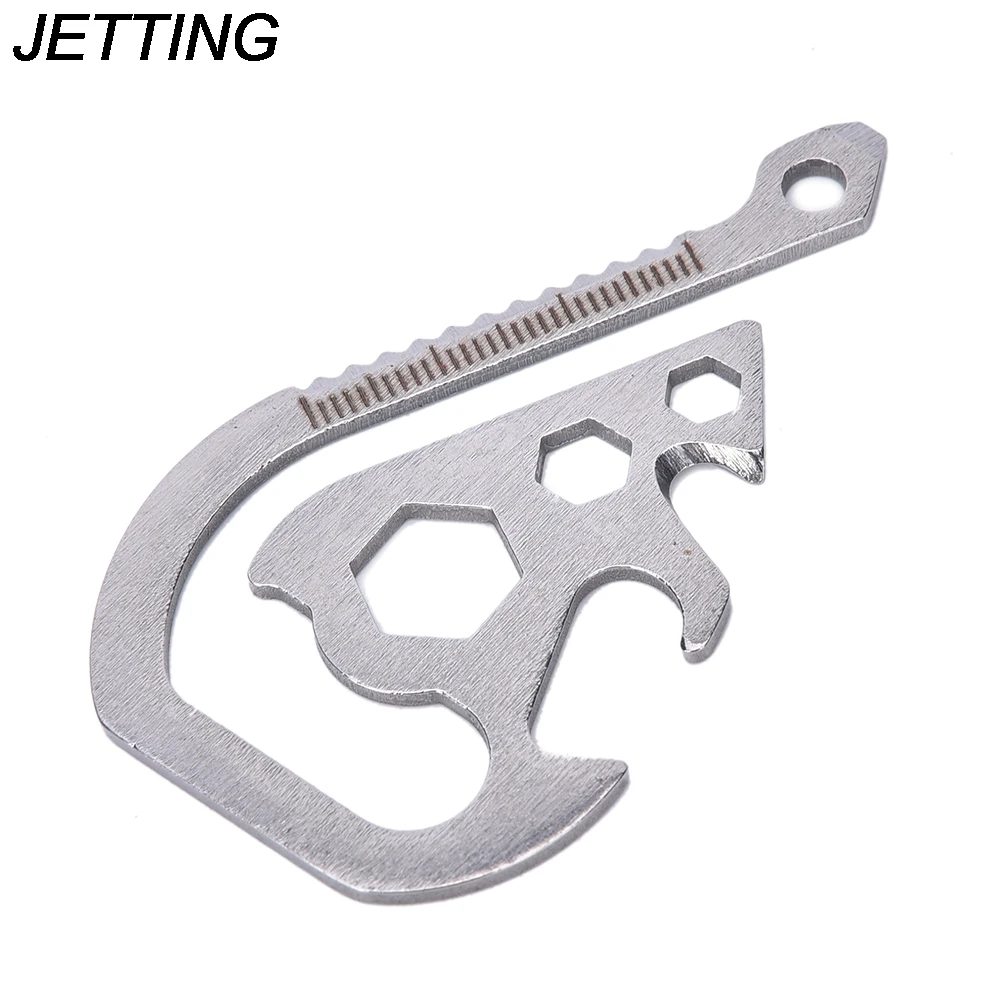 1PCS New Pocket Multi-tool Wrench Portable Tool stainless steel Key Holder Keychain Outdoor Survival Tools