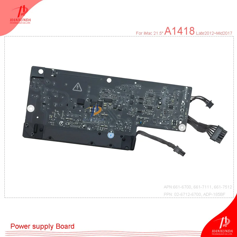 

Hanxunda Power supply Board for iMac 21.5 A1418 ADP-185BF ADP-185BFT APA007 Replacement original