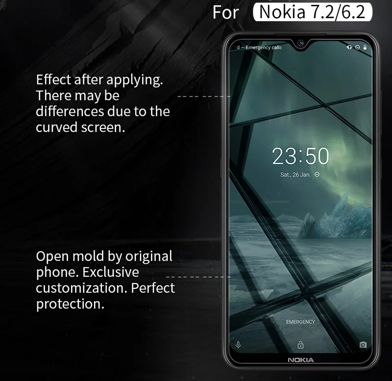 Nillkin HD Прозрачный матовый экран Защитная пленка для Nokia 7,2 6,2