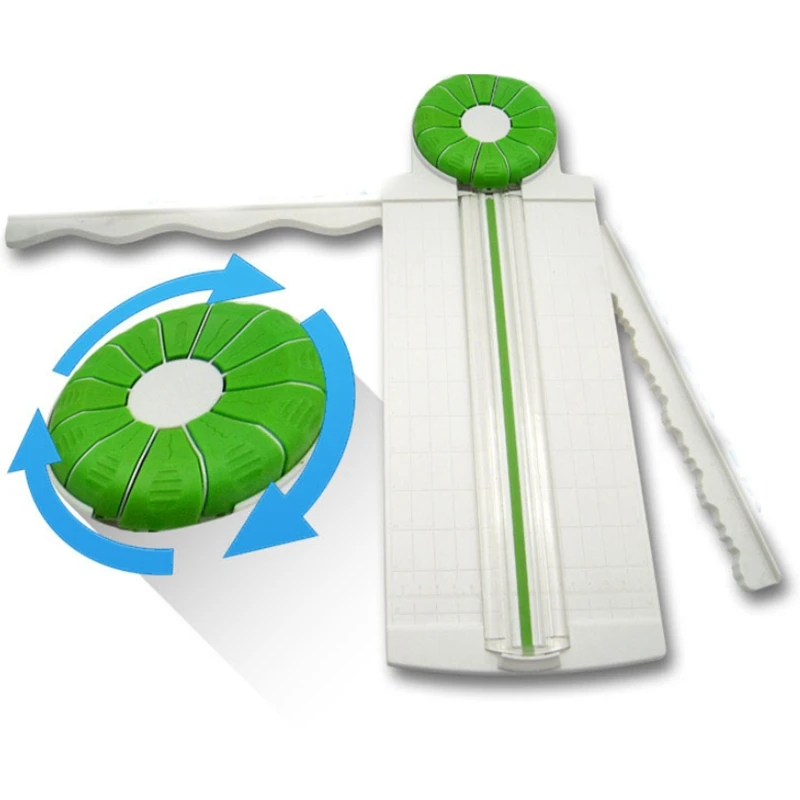 12 Kinds Of Grain Cutter Paper Cutter 360 Degree Rotatable Cutter Head to Meet Your Needs A4 Paper Portable Paper Cutter
