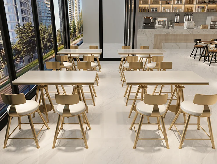 

Nordic modern net red tea shop table and chair combination simple and fresh cafe dessert shop iron chair small table and chair