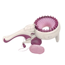 

Smart Weaving Loom Knitting Board 22 Needles Rotating Double Knitting Loom Machine for Kids Educational Toys