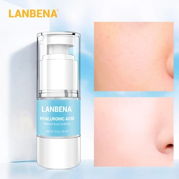 

LANBENA 20ml Hyaluronic Acid Face Makeup Primer Pore Concealing Primer Base Smooth Face Brighten Skin Invisible Pores Concealer