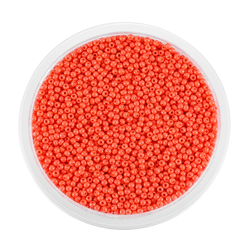 Vibrant Czech Glass Seed Beads - 2mm Round for DIY Jewelry and Crafts