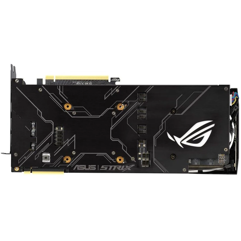 Видеокарта Asus PCI-E ROG-STRIX-RTX2080TI-O11G-GAMING NV RTX2080Ti 11264Mb 352b GDDR6 1680/14000/HDM