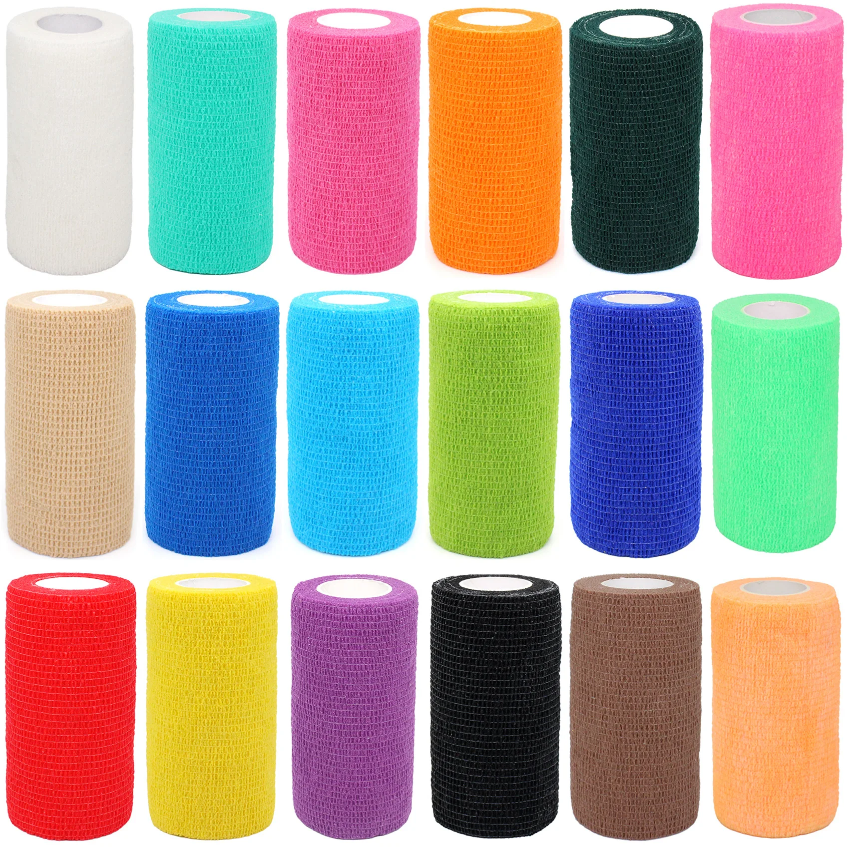 4 Inch 18 Rolls Self Adherent Wrap 4 Inch Self Adhesive Bandages Wrap