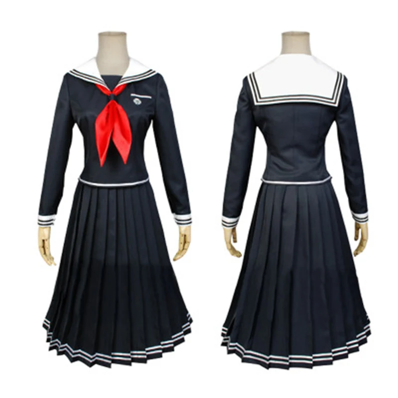 Danganronpa Dangan-Ronpa 2 Toko Fukawa Косплей Костюм Школьная Униформа костюм для Хэллоуина с
