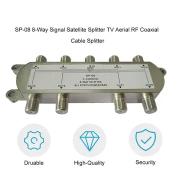 

GSP-08A 8-Way Signal Satellite Splitter TV RF Coaxial Cable Splitter Wholesale