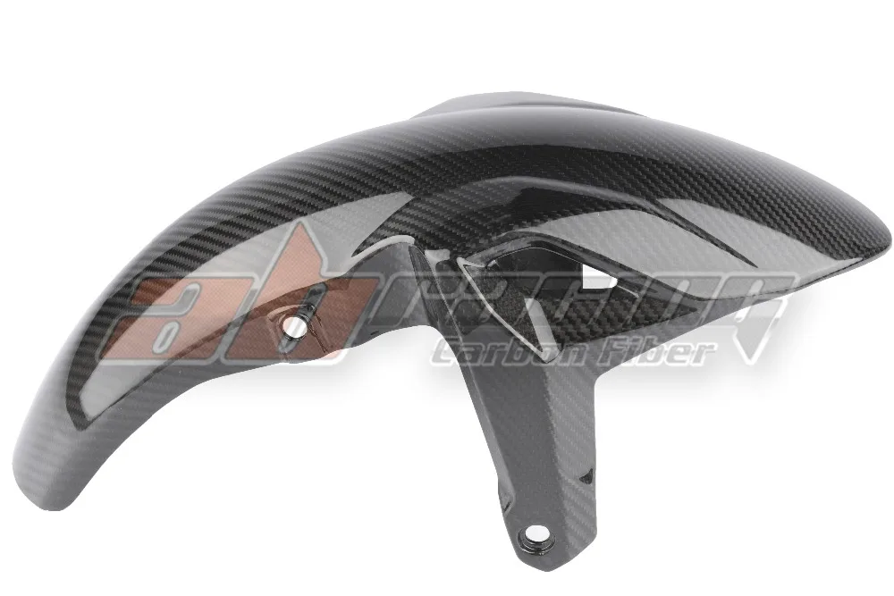 Передняя крышка брызговик Hugger для Kawasaki Niaja 650- полное углеродное волокно саржа