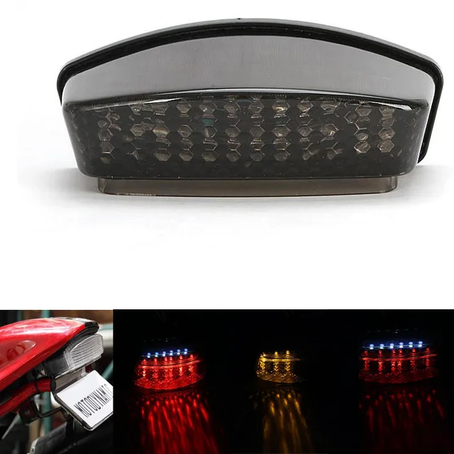 

1000 Motorcycle For Ducati 94-08 Monster 900 S2R S4 S4R S4RS Motorcycle Integrated LED Tail Rear Light Running Brake Turn Signal