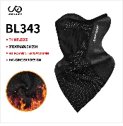 WOSAWE Motorcycle Balaclava Full Face Cover Mask Breathable Three 2 Hole CS Motocross Helmets Beanie Face Masks Black White