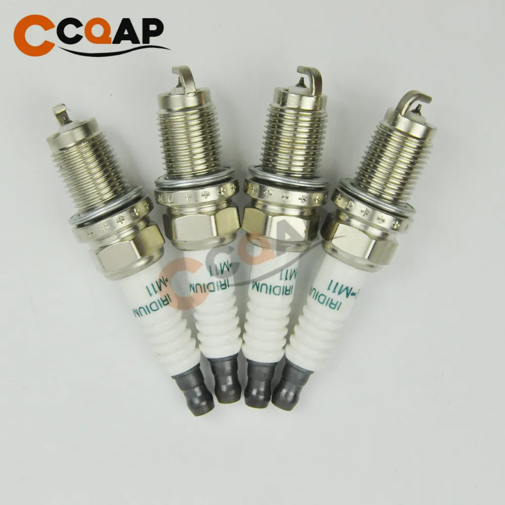 4 шт. 9807B 5615W SKJ20DR M11 Iridium Свеча зажигания для Honda Accord CR V Acura RL TSX 9807B5615W SKJ20DRM11|Свечи и