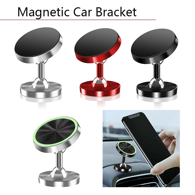 

Universal Magnetic Car Phone Holder Metal Bracket for Mobile Phone Stand Magnet Support Self-Priming Mount Stick Car Accessories