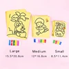 Creative DIY Sand Painting Kids Montessori Toys Children Crafts Doodle Colour Sand Art Pictures Drawing Paper Educational Toys 5