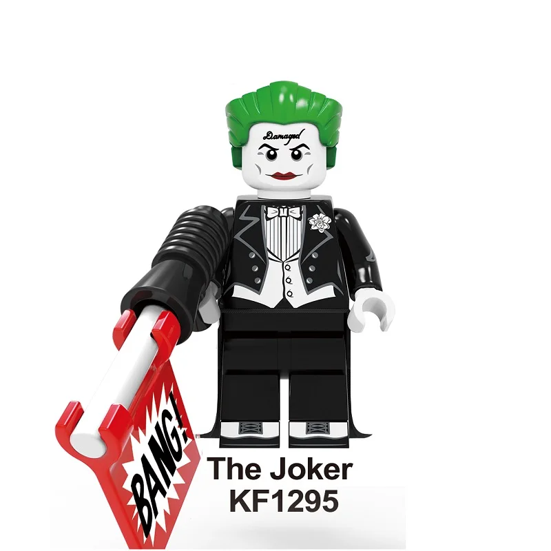 Строительные блоки Супер Герои клоун Pennywise Redux Джокер с красным воздушным шаром Freakazoid Джокер Фигурки игрушки для детей KF6110