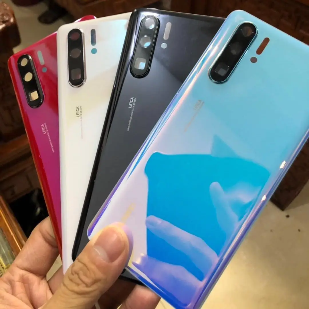 OEM P30pro задняя батарея стеклянная крышка Замена для huawei P30 Pro задняя крышка корпуса шасси+ наклейка