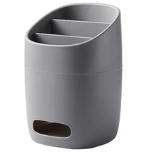 Кухонные столовые приборы, держатель для губки, стеллажи, сушилка для посуды, палочки для еды, ящик для хранения ложек, стеллаж, кухонные аксессуары серого цвета