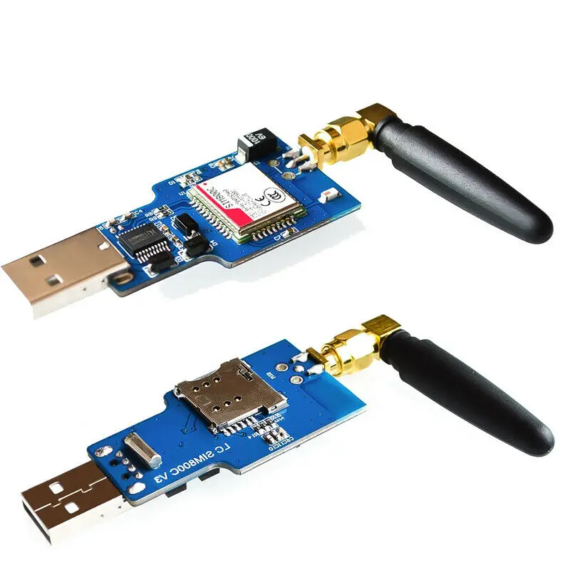 BESTUsb для Gsm серийный Gprs Sim800C модуль Bluetooth компьютерное управление+ антенна