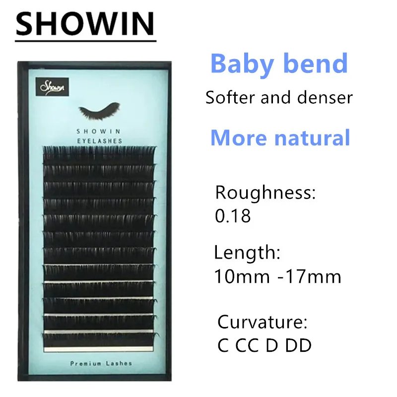 

Eyelashes Lashes 10mm-17mm Individual Eyelash Extension ib Premium Real Mink Eyelashes curl Volume Lashes ibeauty Eyelash Glue