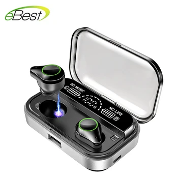 

T10 headset wireless bluetooth headset TWS headset earbuds Bluetooth 5.0 LED display smart pairing For iOS Android iPhone